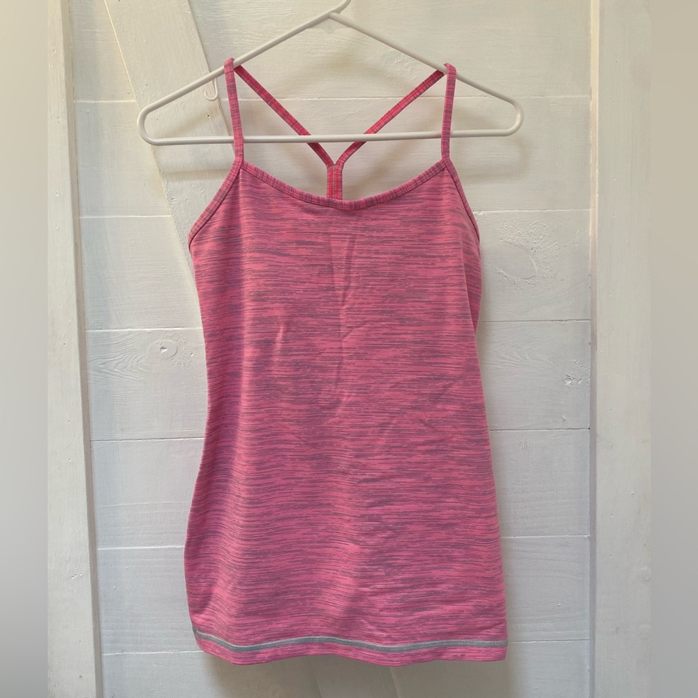 Lululemon pink workout/running tank